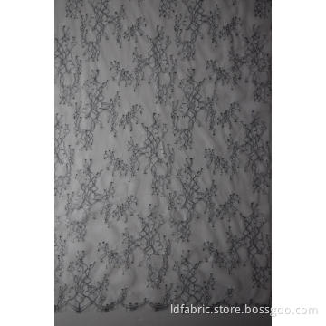 High Quanlity Nylon Polyester Panel Lace Fabric